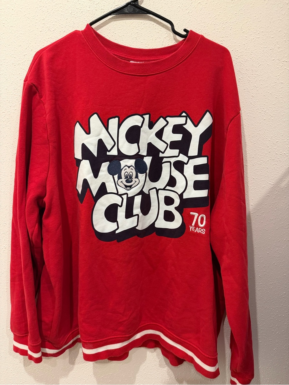 Disney Mickey Mouse Club Crewneck XXL